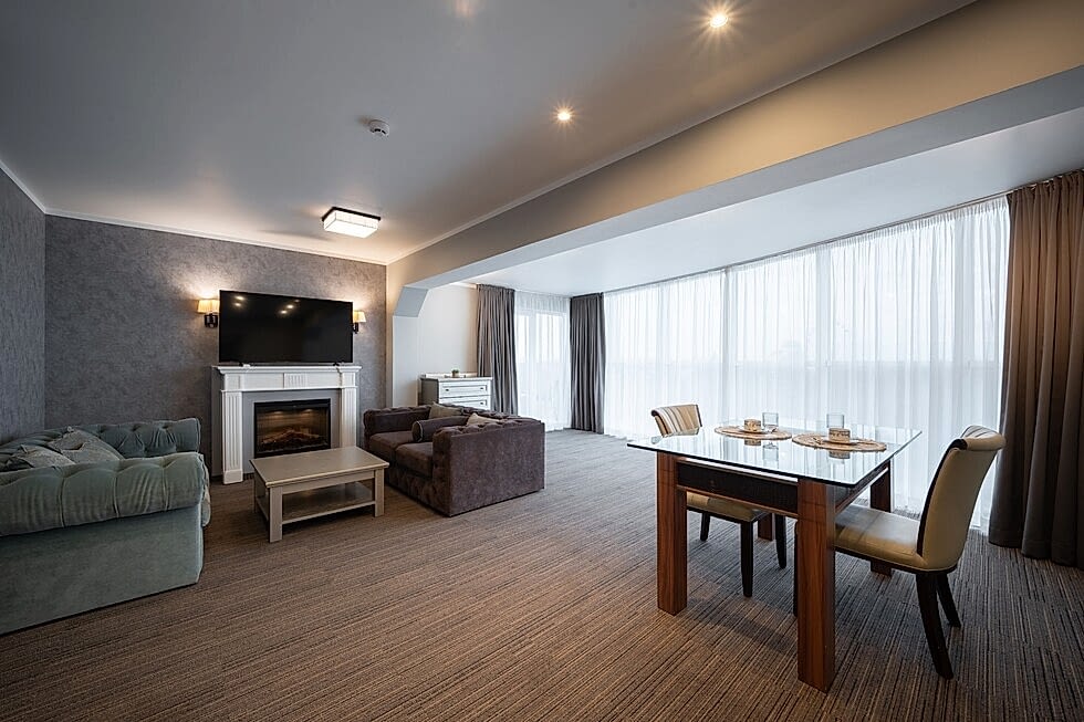 Президентский люкс с балконом и видом на парк